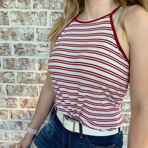 Striped Halter Top